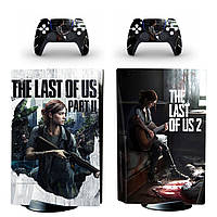 Виниловые наклейки на PS5 Disk Drive version и геймпад DualSense Last of Us Part 2 Sony PlayStation 5 игровая