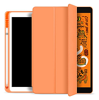 Чехол-книжка CDK Эко-кожа силикон Smart Case Слот под Стилус для Apple iPad 10.2" 9gen 2021 (011189) (orange)