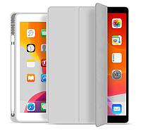 Чехол-книжка CDK Эко-кожа силикон Smart Case Слот под Стилус для Apple iPad 10.2" 8gen 2020 (011189) (grey)