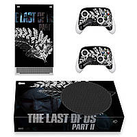 Виниловые наклейки на Xbox Series S и геймпад Microsoft Wireless Controller Last of Us 2 игровая консоль Skin