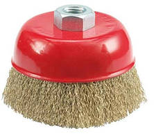 Щітка-крацовка Sigma "чашка" гайка М14, d 75 мм латунь