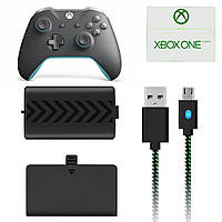 Аккумуляторная батарея 1200 mAh, зарядный кабель DOBE 3м USB Type-C для геймпада Xbox One X / S