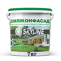 Краска фасадная силиконовая «Силиконфасад» SkyLine с эффектом лотоса, 7 кг