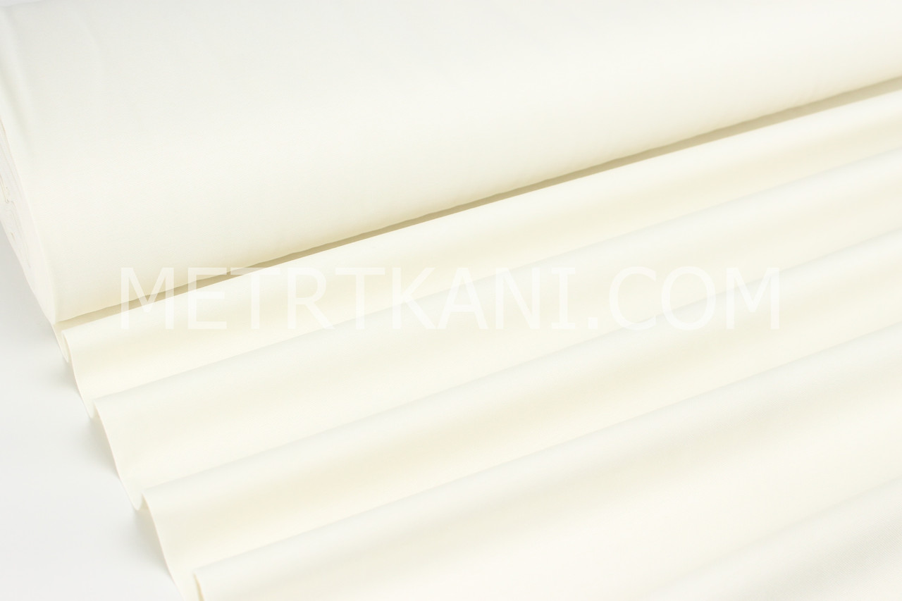 Однотонна тканина Duck колір айворі, фото 1