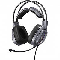 Навушники ігрові з мікрофоном A4Tech G575 Bloody (Grey) Hi Fi 7.1 віртуальний звук RGB