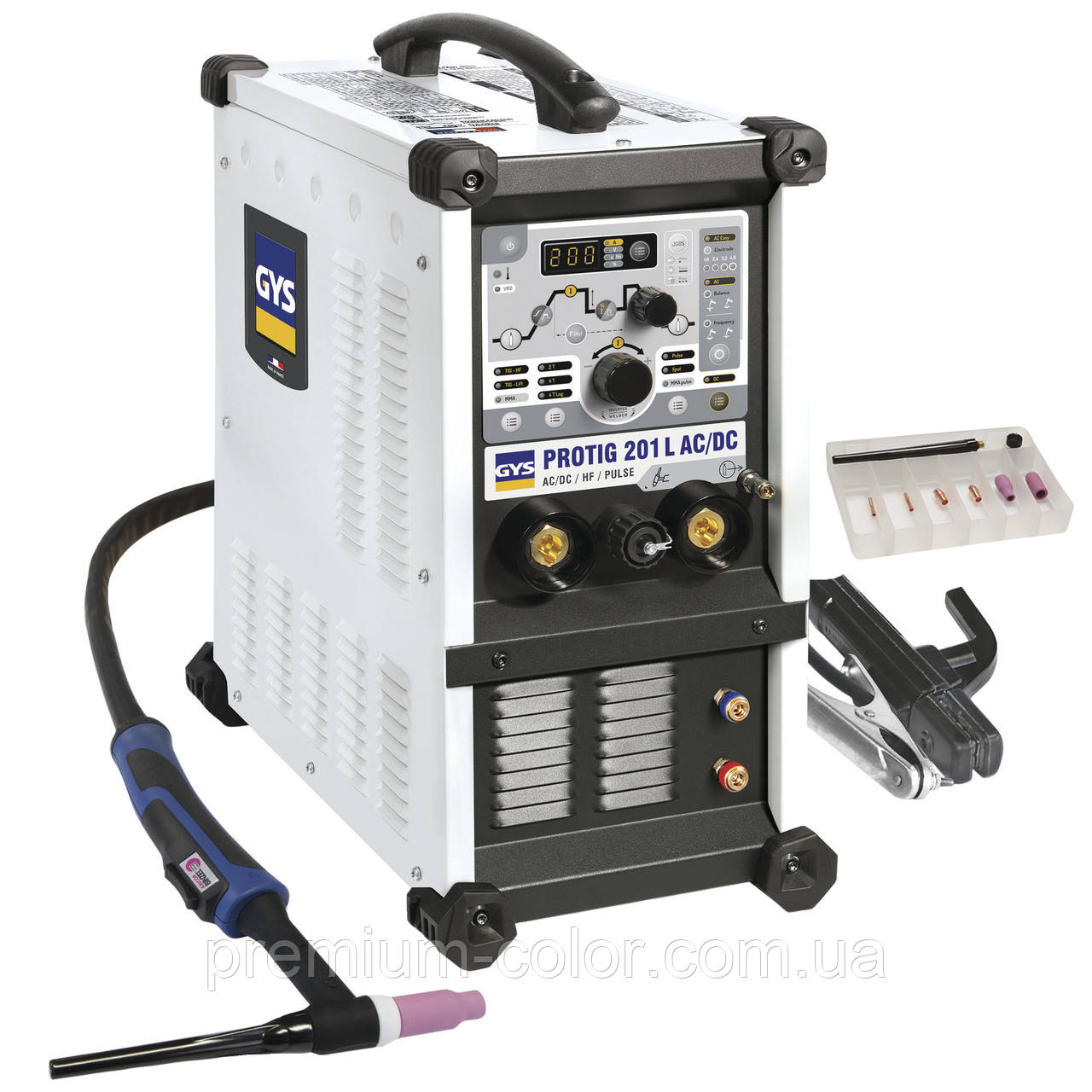 Апарат аргонодугового зварювання PROTIG 201L AC/DC з аксесуарами SR20DB, фото 1