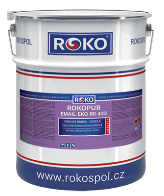 Емаль ROKOPUR Email EKO RK 422 поліуретанова двох.ком. (харчова) (комплект 10кг+2кг)