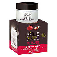 BIOLIS NATURE - 98% натуральні інгредієнти! Крем для обличчя Melagrana зволожуючий, антиоксидант 50 мл, Італія