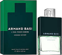 Оригінал Armand Basi L'Eau Pour Homme Intense Vetiver 125 ml (Арманд Басі ле пур хом інтенс ветівер) туалетна вода