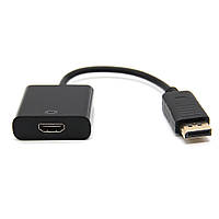 Перехідник DP (DisplayPort) to HDMI Black