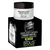 BIOLIS NATURE - 98% натуральні інгредієнти! Крем для обличчя Detox Carbone bianci Giapponese нічних, 50 мл, Італія