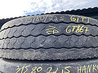 Вантажна шина 315/80R22.5 GITI GT867 (18рік) універсальна вісь 13,5мм 1шт