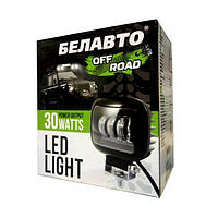 Фара-LED Квадрат 30W (10W*3) 10-30V 120*100*60mm Ближній/Flood "БЕЛАВТО" (1860DE ) (1шт) BOL0310Q