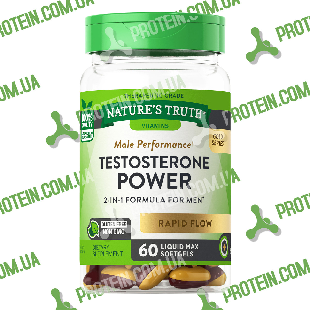 Бустер Тістостерону Nature's Truth Testosterone Power 2-in-1 Formula for Men, 60 капс