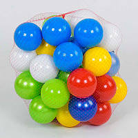 Детские мячики, шарики для сухого бассейна большие 40 шт 80 мм 026 "Bamsic"