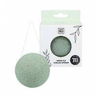 Спонж коньяку Ilu Mu Acc Konjac Sponge Green Tea 1 шт