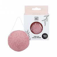 Спонж коньяку Ilu Mu Acc Konjac Sponge Pink Clay 1 шт