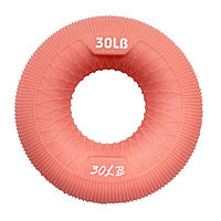 Эспандер-кольцо (бублик), кистевой, MS 3408, 30-60 lb, 8*8*2.5см, разн. цвета