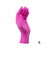 Перчатки SafeTouch нитриловые без пудры размер М 100 шт/уп (маджента)