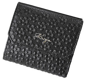 Гаманець Жіночий Шкіряний Чорний Karya 1066