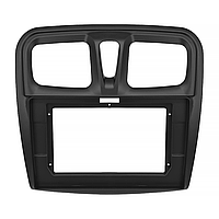 Переходная рамка 10,1" Renault Sandero Logan 2015-2018 Dacia Sandero 2013+ Logan 2012+ (RE 020T) 6985 Black