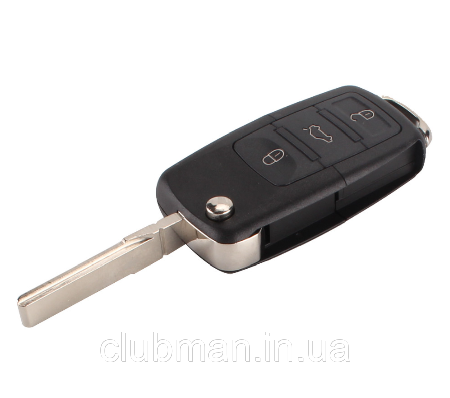 Корпус ключа для Skoda (Шкода) 3 кнопки, корпус на три частини