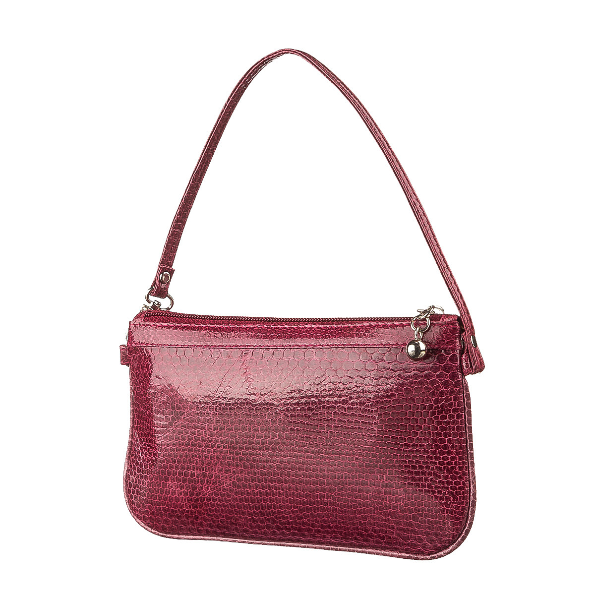 Клатч жіночий SEA SNAKE LEATHER 181837 з натуральної шкіри морської змії Бордовий, фото 1