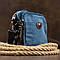 Барсетка текстильна Vintage 183214 Блакитна, фото 6