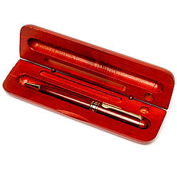 Подарункова ручка кулькова у футлярі підставка для візиток 21S101