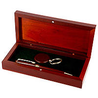 Подарочный офисный набор для мужчины: шариковая ручка и брелок для ключей Albero Ode 84S02