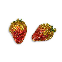 Скринька зі стразами полуниця 649