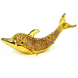 Скринька зі стразами статуетка дельфін QF1759