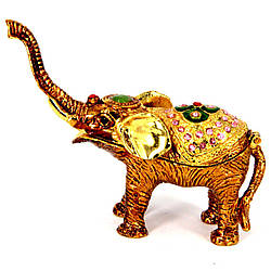 Скринька зі стразами статуетка слон QF2591