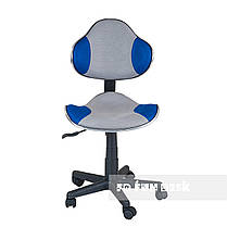 ДИТЯЧЕ КОМП'ЮТЕРНЕ КРІСЛО стілець для школяра FunDesk LST3 Blue-Grey з регулюванням висоти сидіння, фото 5