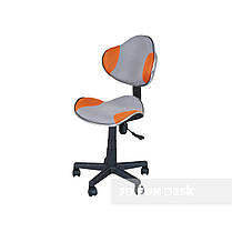 Дитяче крісло стілець FunDesk LST3 Orange-Grey з регулюванням висоти сидіння для школяра дівчинки, фото 5