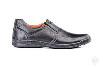 Чоловічі шкіряні туфлі Comfort Walk black