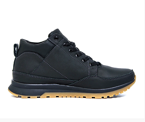 Чоловічі зимові шкіряні кросівки New Balance Clasic black