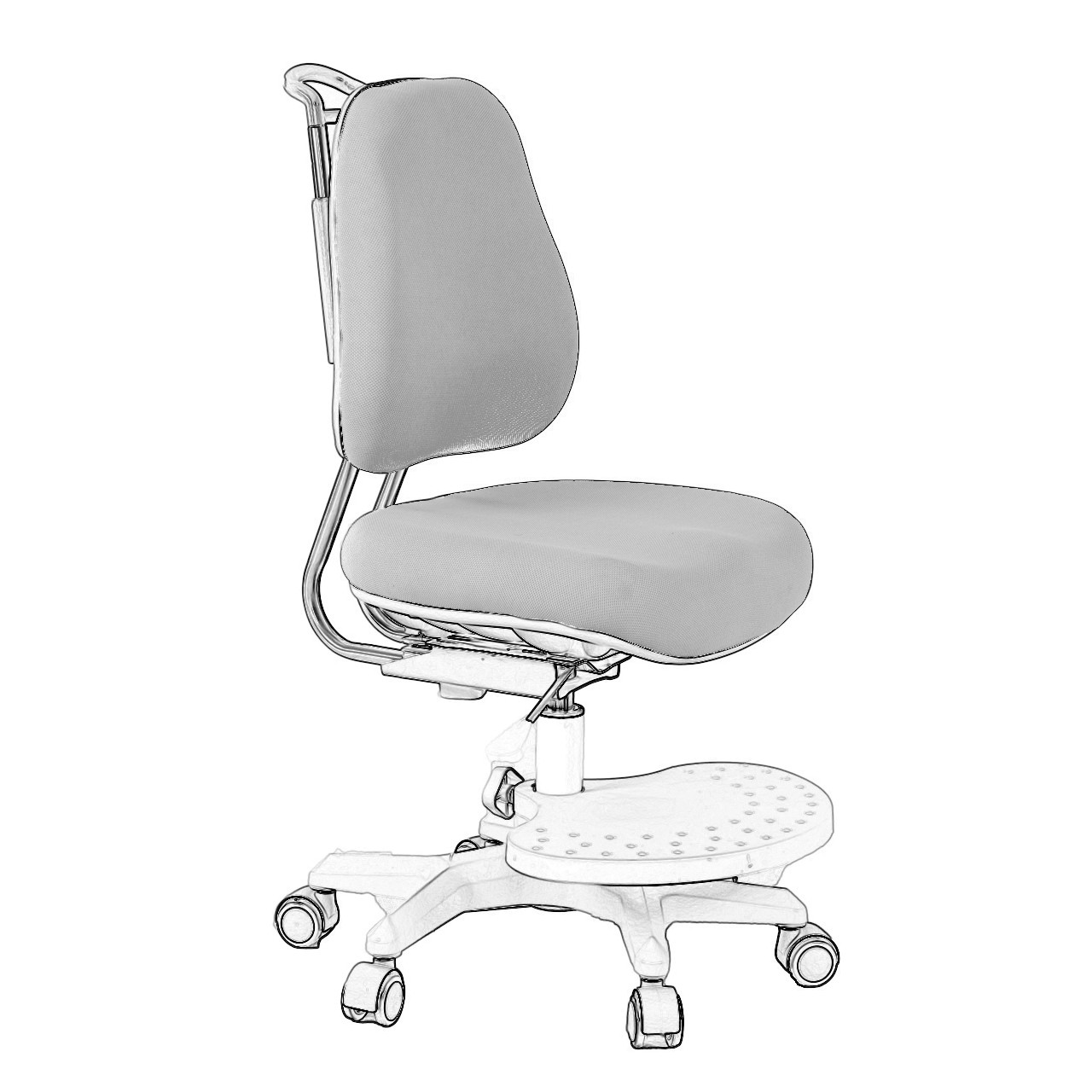 Чохол для дитячого крісла Cubby Paeonia Grey, Sbm