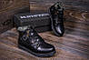 Чоловічі шкіряні зимові черевики Kristan City Traffic Black, фото 8