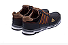 Чоловічі шкіряні кросівки Adidas Tech Flex brown коричневі, фото 6