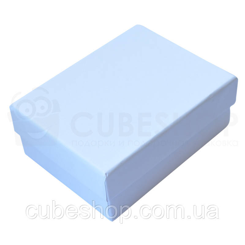 Коробочка картонна для набору 6х8х3 см — Біла