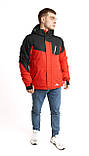 Чоловіча зимова куртка оригінальна Columbia термокуртка гірськолижна червона тепла, фото 2