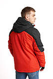 Чоловіча зимова куртка оригінальна Columbia термокуртка гірськолижна червона тепла, фото 3