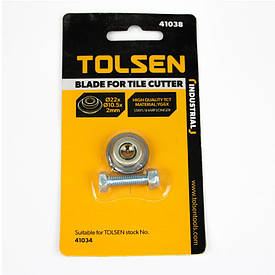 Різак для плиткоріза 20х10.5х2 мм карбід вольфраму YG6X ПРОФІ TOLSEN 41038