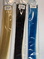 Канекалон Прядь Зажим для наращивания волос Одноцветный Двухцветный 500х34мм
