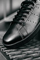 Кросівки Adidas Stan Smith Triple Black, фото 3
