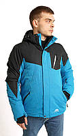 Чоловіча зимова куртка оригінальна Columbia термокуртка гірськолижна синя тепла