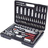 Набір АВТО інструментів Kassel Tools 108 предметів Набір торцевих головок 2 тріскачки, фото 3