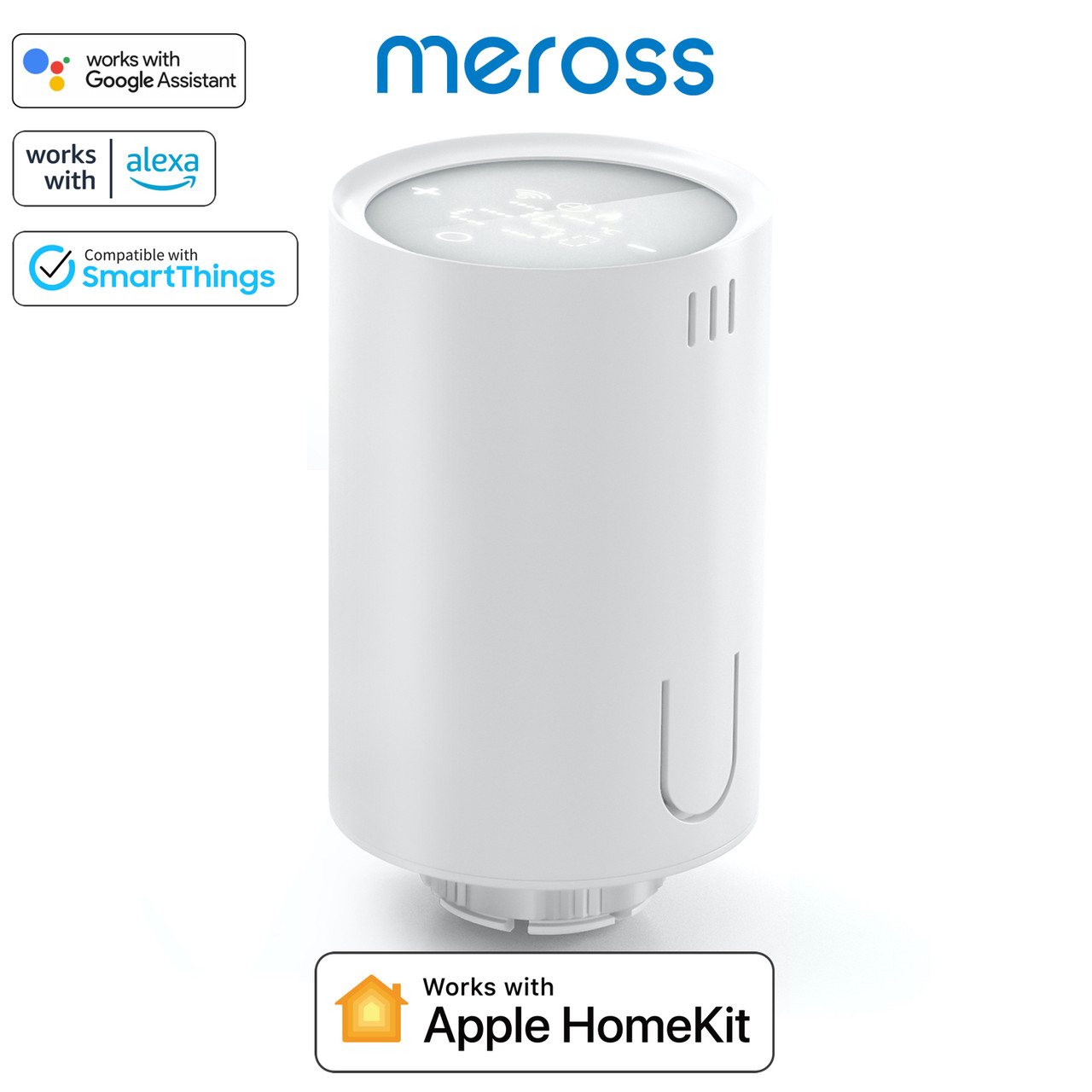 Розумна термоголовка для радіатора Meross Smart Thermostat Valve (MTS150) Apple HomeKit