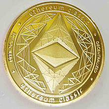Монета сувенірна Ethereum колір: золото